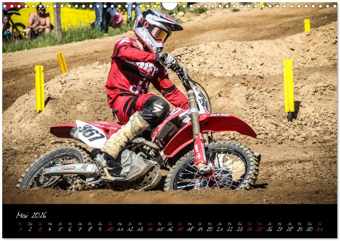Motocross Racing 2026 (Wandkalender 2026 DIN A3 quer), CALVENDO Monatskalender: Actionreiche Fotos a