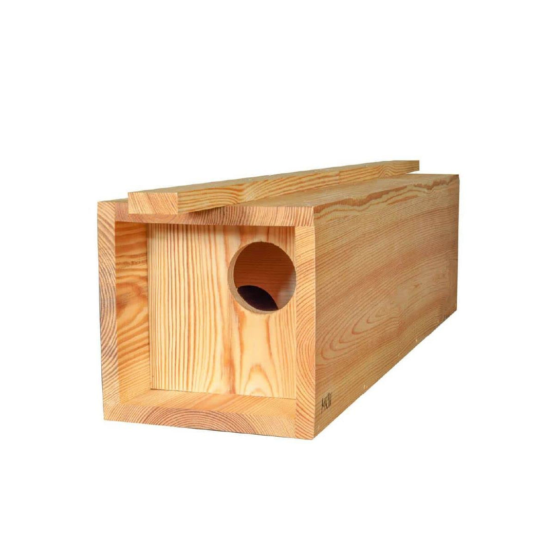 Vogelhaus - Nistkasten Für Steinkauze MKW - Stabiler nisthaus für Wildvögel und Gartenvögel - aus Na