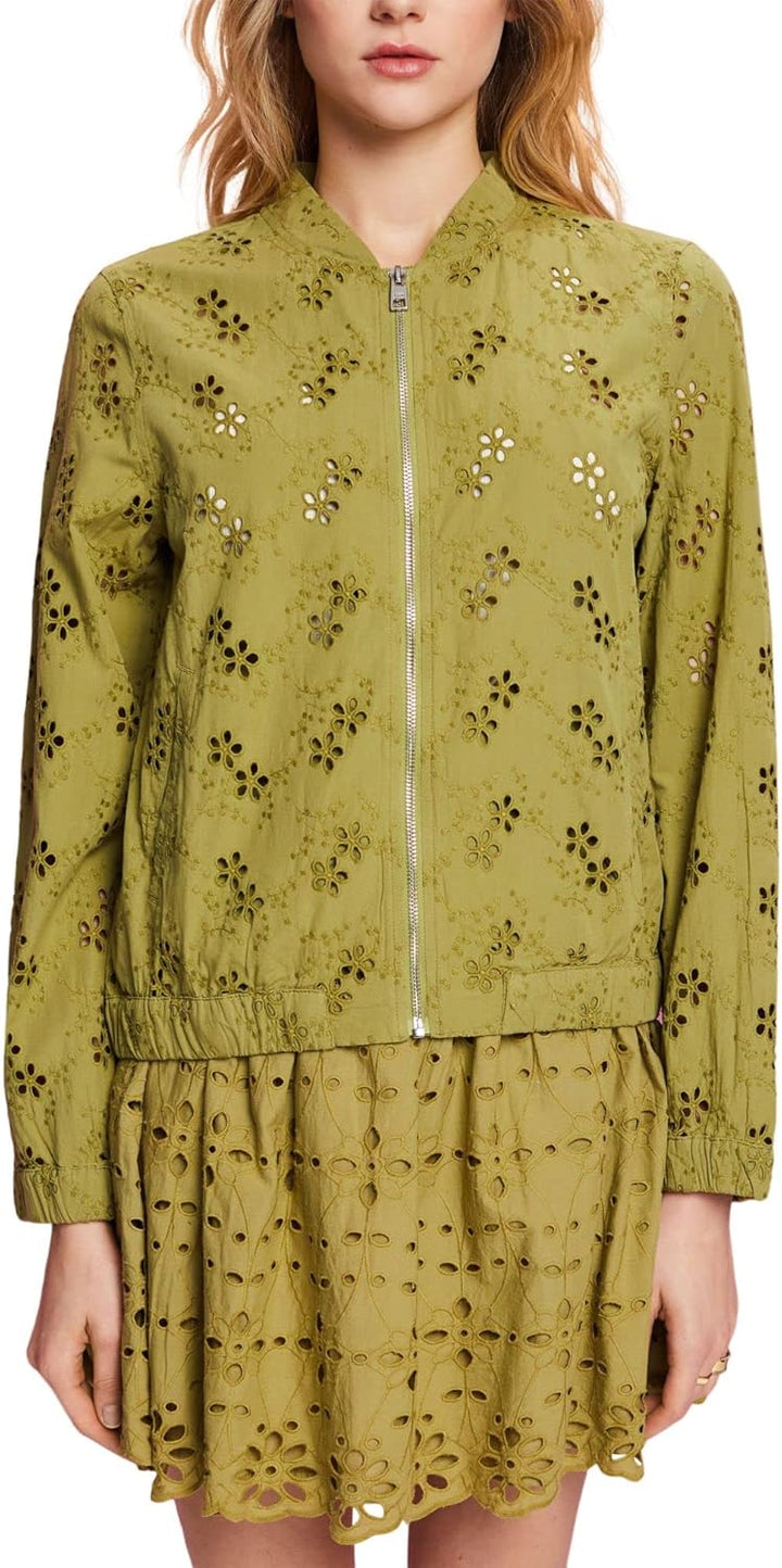 ESPRIT Damen Jacke, L 325/Pistachio Green