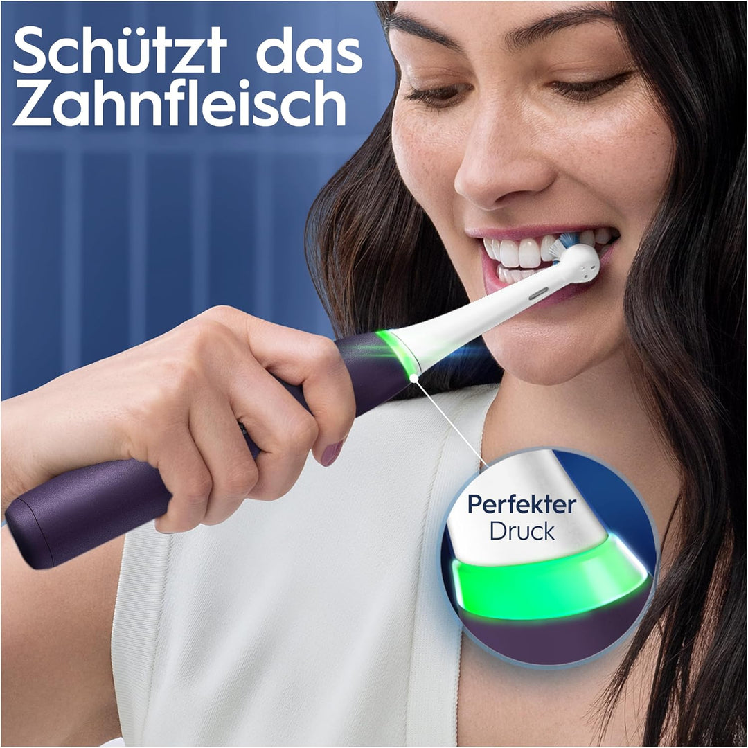 Oral-B iO Series 8 Plus Edition Elektrische Zahnbürste/Electric Toothbrush, PLUS 3 Aufsteckbürsten,