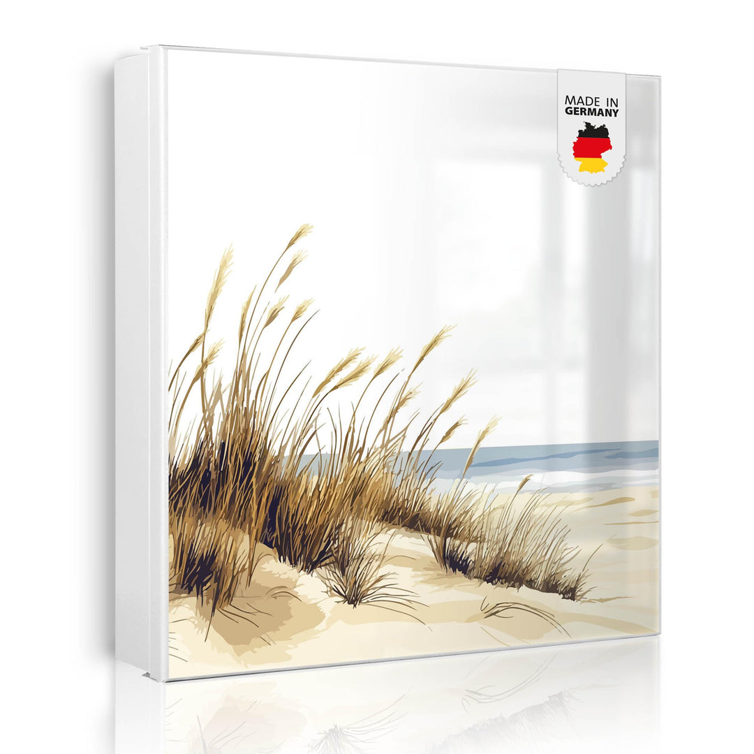 banjado Grosser Schlüsselkasten Metall - Schlüsselbox 30x30cm mit 32 Haken - Schlüsselkasten modern