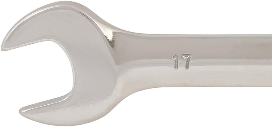 Silverline 580470 Ring-Maul-Ratschenschlüssel mit Gelenk 17 mm