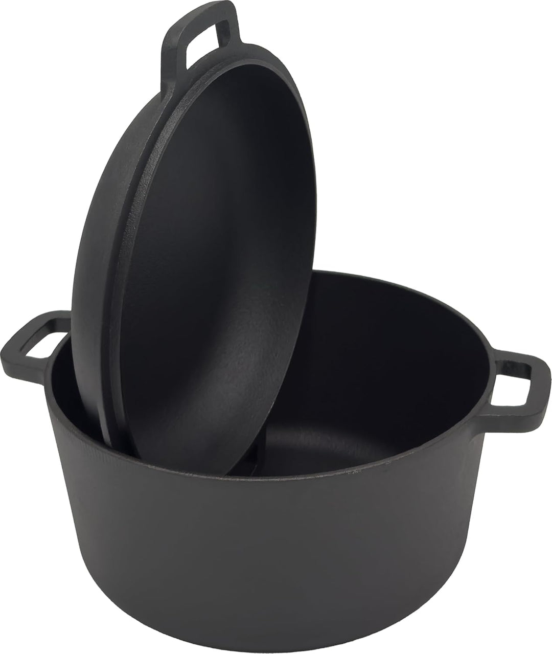 Homira Gusseisentopf 26 cm – Brotbackform & Pfanne in einem, Induktionsgeeignet Brotbacktopf, Brotba