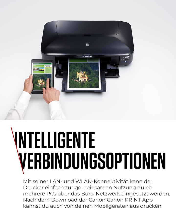 Canon PIXMA iX6850 Drucker Farbtintenstrahl Multifunktionsgerät DIN A3+ (Bürodrucker, Fotodruck, Tex