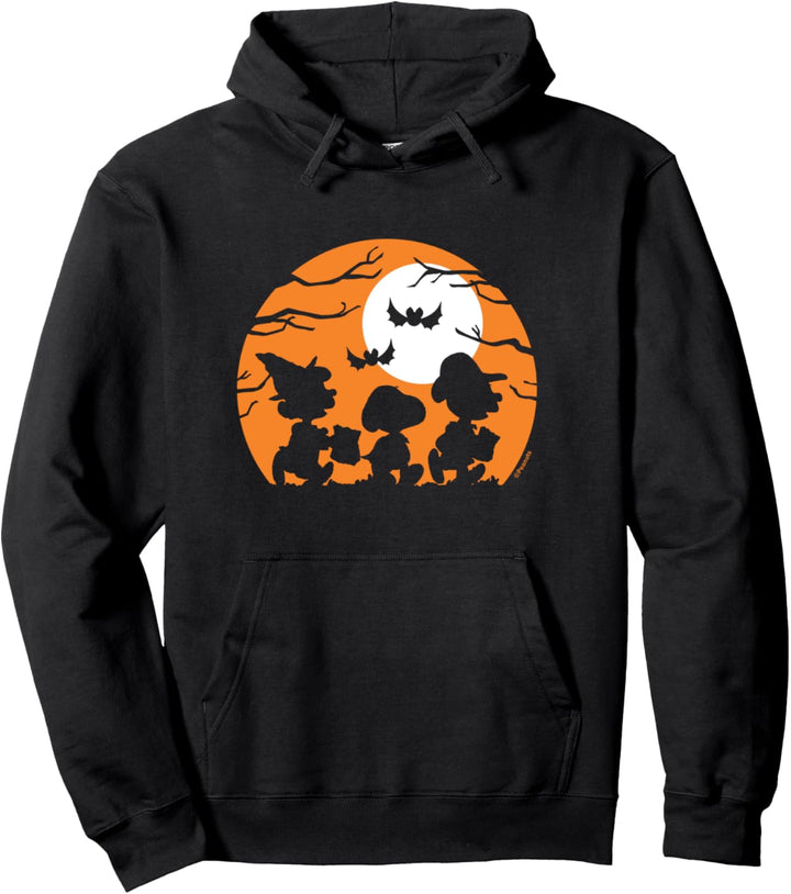 Peanuts - Halloween - Trick Or treat Silhouettes Pullover Hoodie
