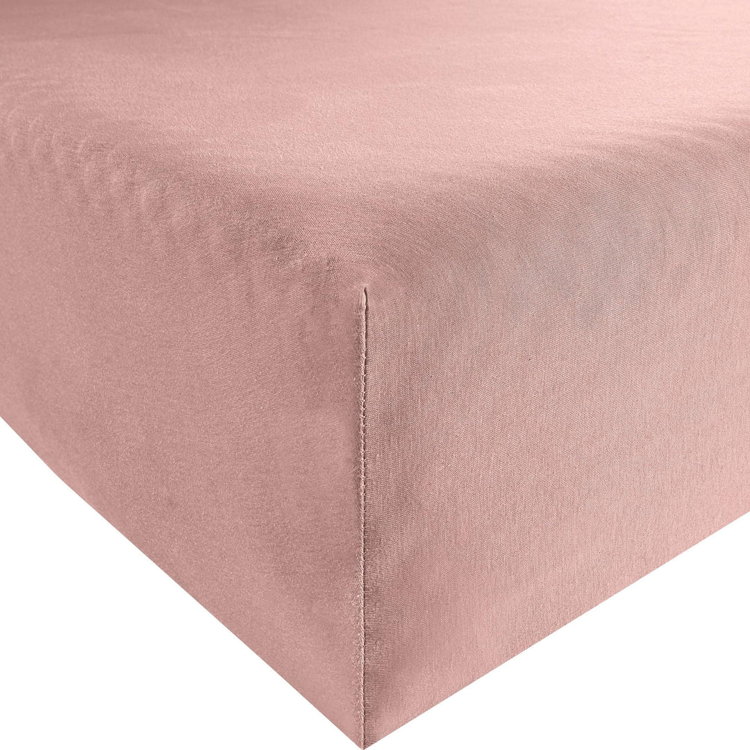 Bassetti Spannbettlaken Uni P5/746 Rosé Baumwolle/Elastan, Masse: 180cm x 200cm, 200cm x 220cm, 9235