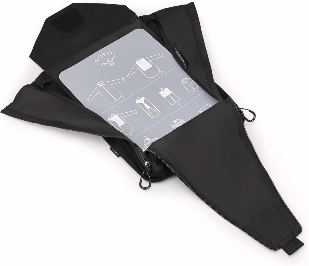 Osprey Europe Kleidermappe Rucksack-Zubehör Schwarz, Schwarz