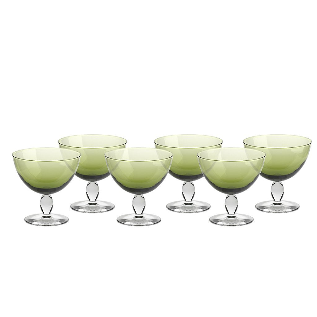Eiscremeglas Dessertschale Eisbecher Mezzo 6er-Set Colori Vero 330ml grün