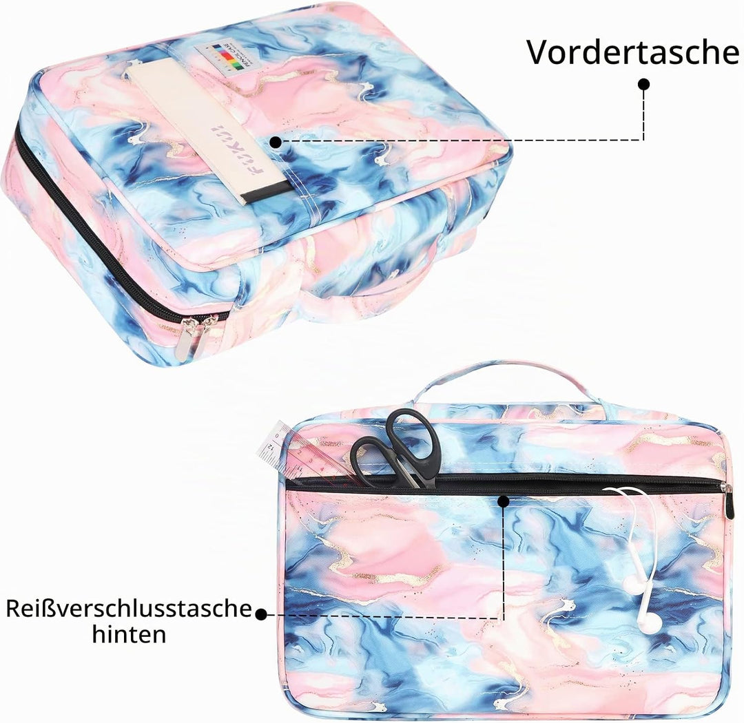 JAKAGO Federmäppchen Grosse Kapazität für 300 Stifte Aufbewahrung Buntstifte,Wasserdicht Pencil Case