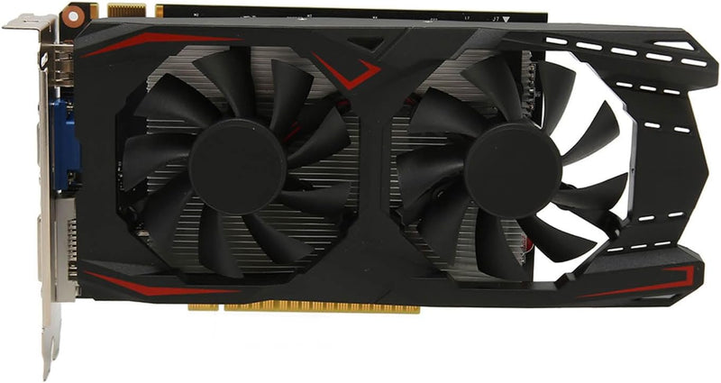 GTX1050Ti 4 GB Grafikkarte, GDDR5, 128 Bit, 700 MHz, Gaming-Grafikkarte mit HDMI-VGA- und DVI-Anschl