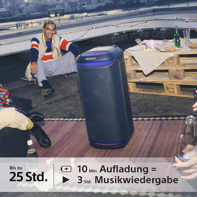 Sony SRS-XV800 - Bluetooth, Party Box Lautsprecher, Kraftvoller 360° Sound, tragbar, 5 Front-/2 Rück