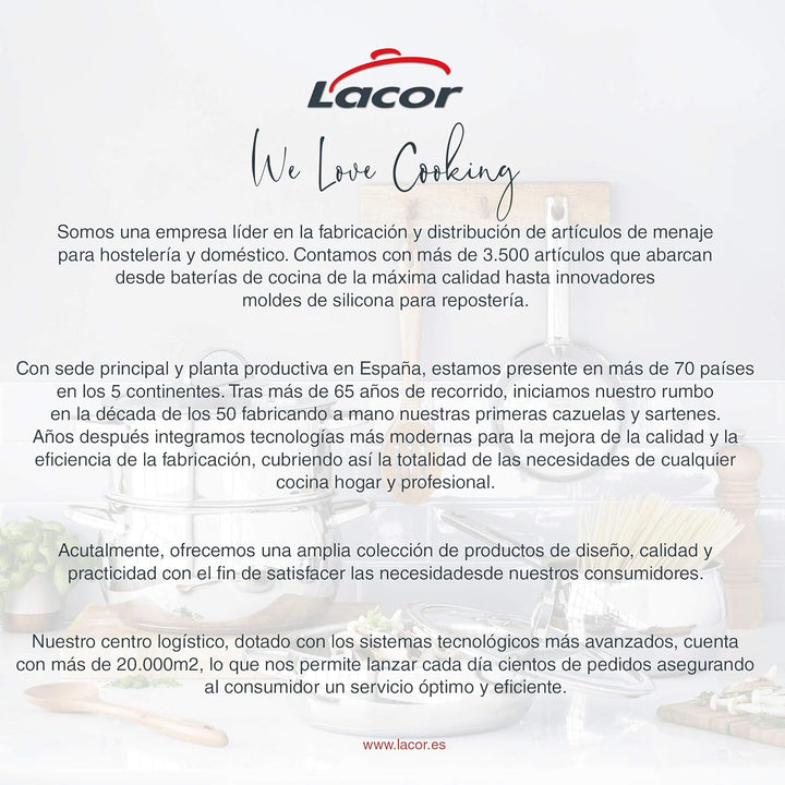 LACOR Brisk Handmixer, professioneller Aktenvernichter, austauschbare Arme, variable Geschwindigkeit