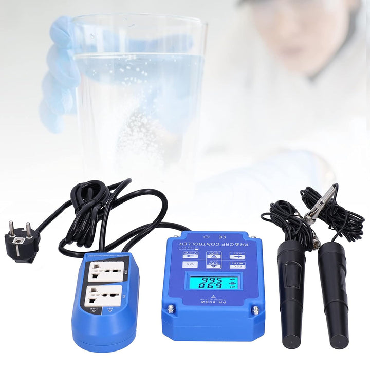 FTVOGUE PH-ORP-Controller, Werkzeug Zur Überwachung der Wasserqualität, Langlebiges ABS-Material, 2-