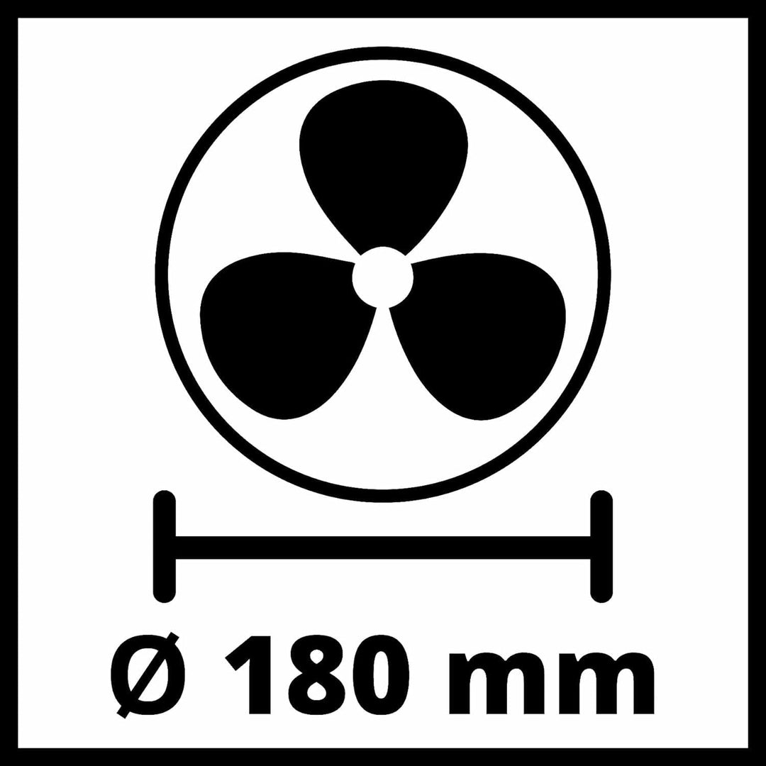 Einhell Akku-Ventilator GE-CF 18/2200 Li-Solo Power X-Change (18 V, Li-Ion, 3 Geschwindigkeitsstufen