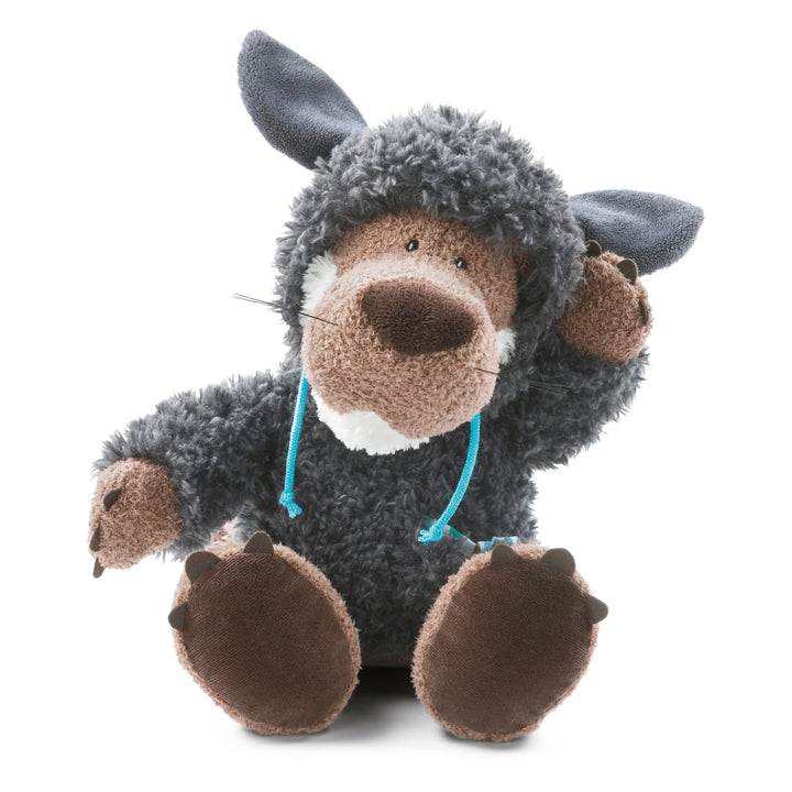 NICI Kuscheltier Wolf Jolly Hugo sitzend 25 cm I Plüschtier für Mädchen, Jungen & Babys I Flauschige