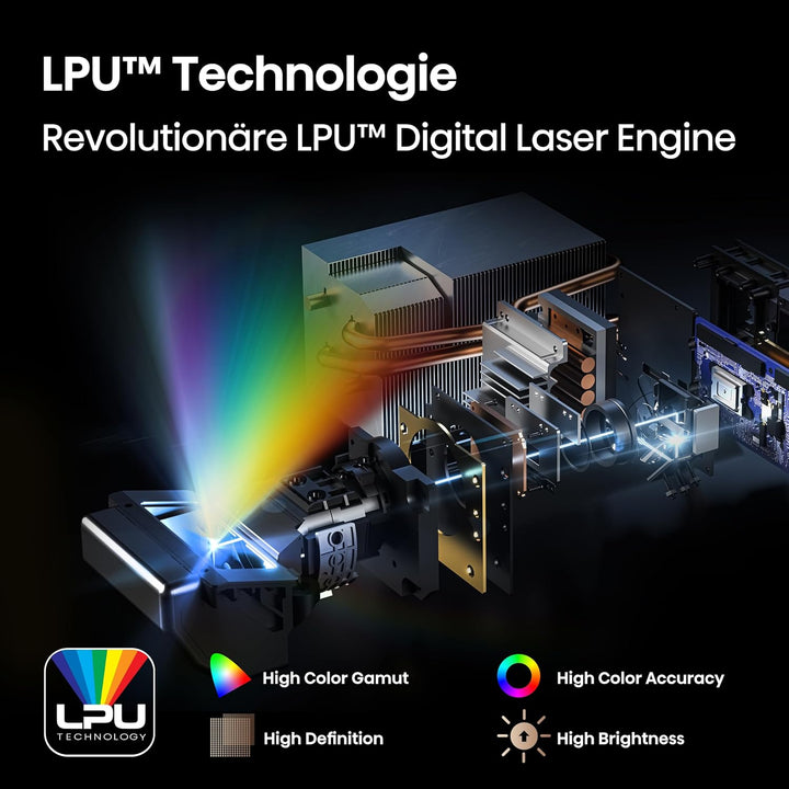 Hisense PX3-Pro DLP 4K Laser Beamer - B-Ware Platin