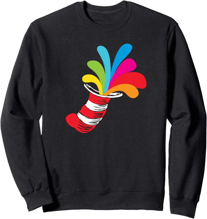 Dr. Seuss Hat Color Explosion Sweatshirt