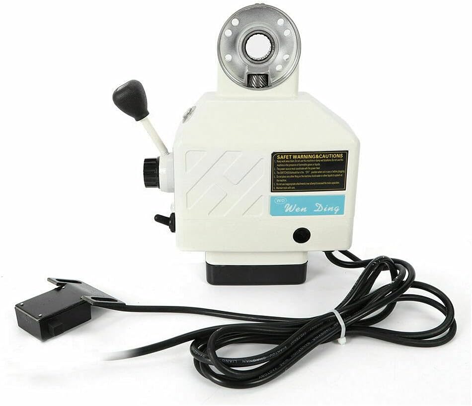 LENJKYYO X-Axis Kleines Volumen Power Feed-Fräsen Power Tabelle für Fräsmaschine Frästischvorschub 1