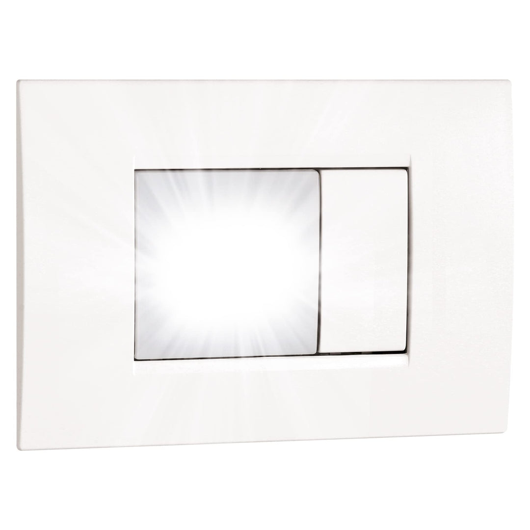 VEMER VE771300 ORION Einbauleuchte (2 Module) zur Beleuchtung von Räumen bei Stromausfall, Opalweiss