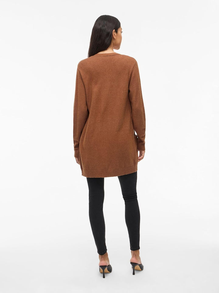 Vila Female Strickjacke VIRIL Basic Strick S Argan Oil1, S Argan Oil1