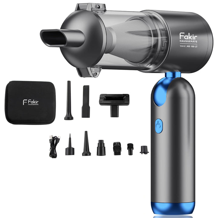 Fakir Trend AS 150 LT – 4in1 Akku Handstaubsauger Kabellos, 120 W BLDC-Motor, 17 kPa Saugleistung, E