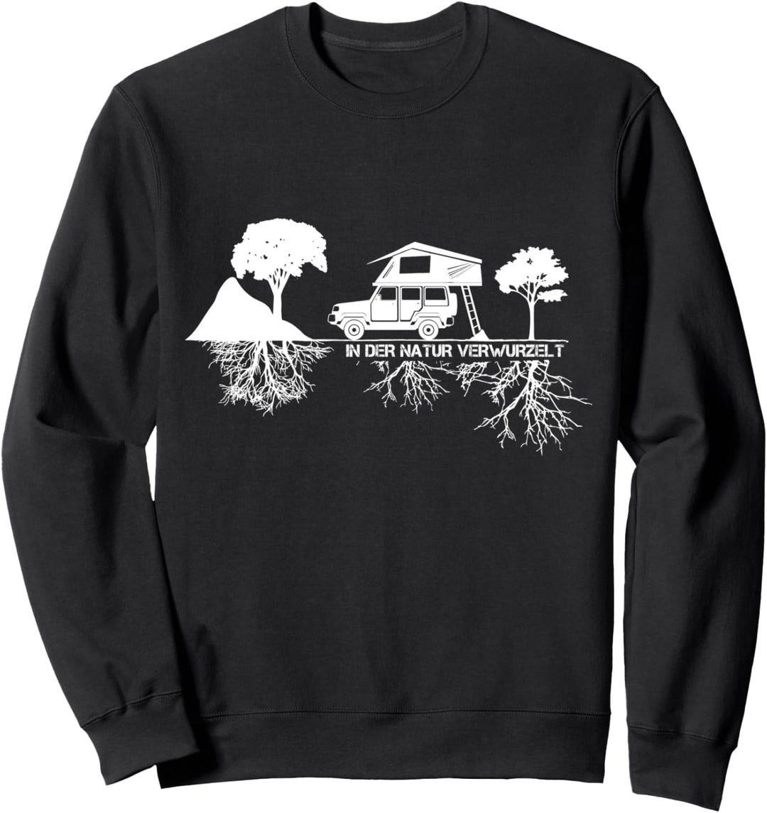 Dachzelt Camper | In der Natur verwurzelt | Dachzelten Sweatshirt