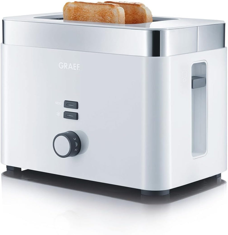 Graef Toaster TO 61, weiss, 27 centimeters l x 18 centimeters w x 19.3 centimeters h