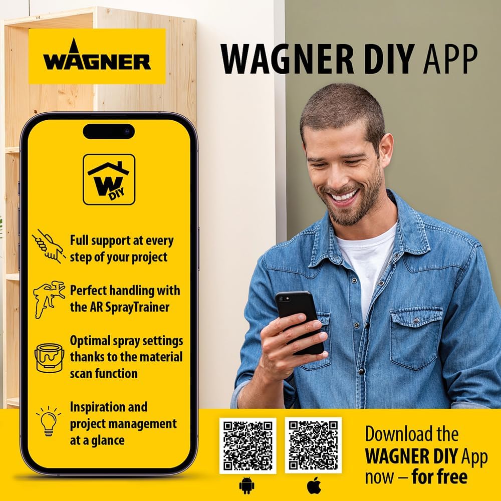 WAGNER Akku-Farbsprühsystem Wood&amp;Metal Sprayer W250 18 V (Akku und Ladegerät sind Nicht IM LIEFERUMF