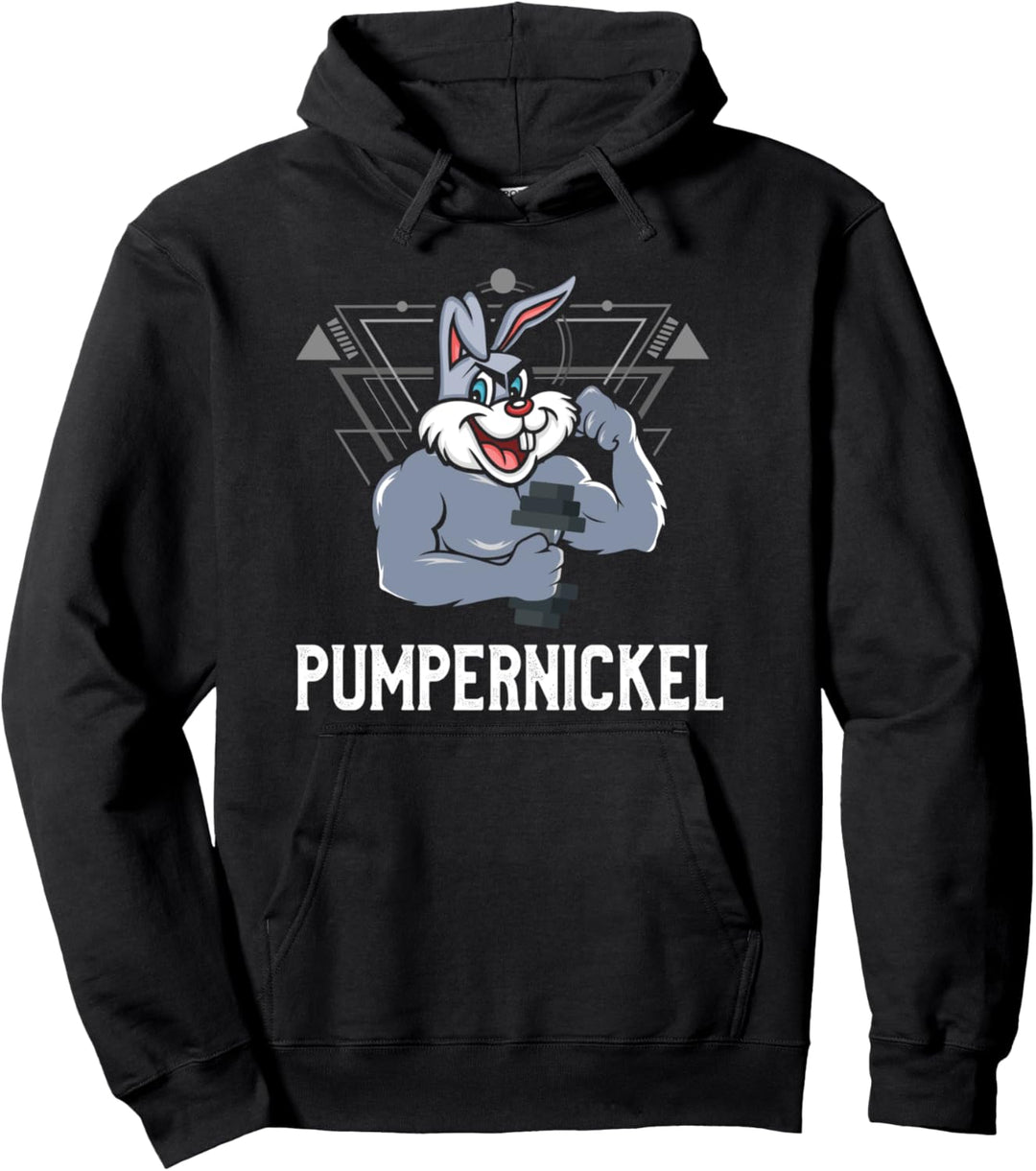 Pumpernickel Fitness Workout Training Pullover Hoodie