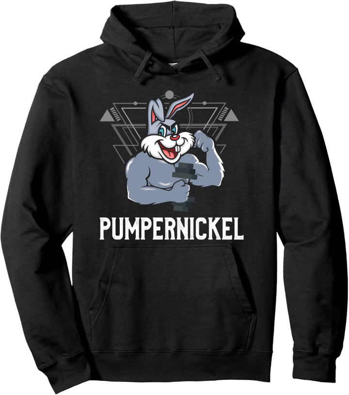 Pumpernickel Fitness Workout Training Pullover Hoodie