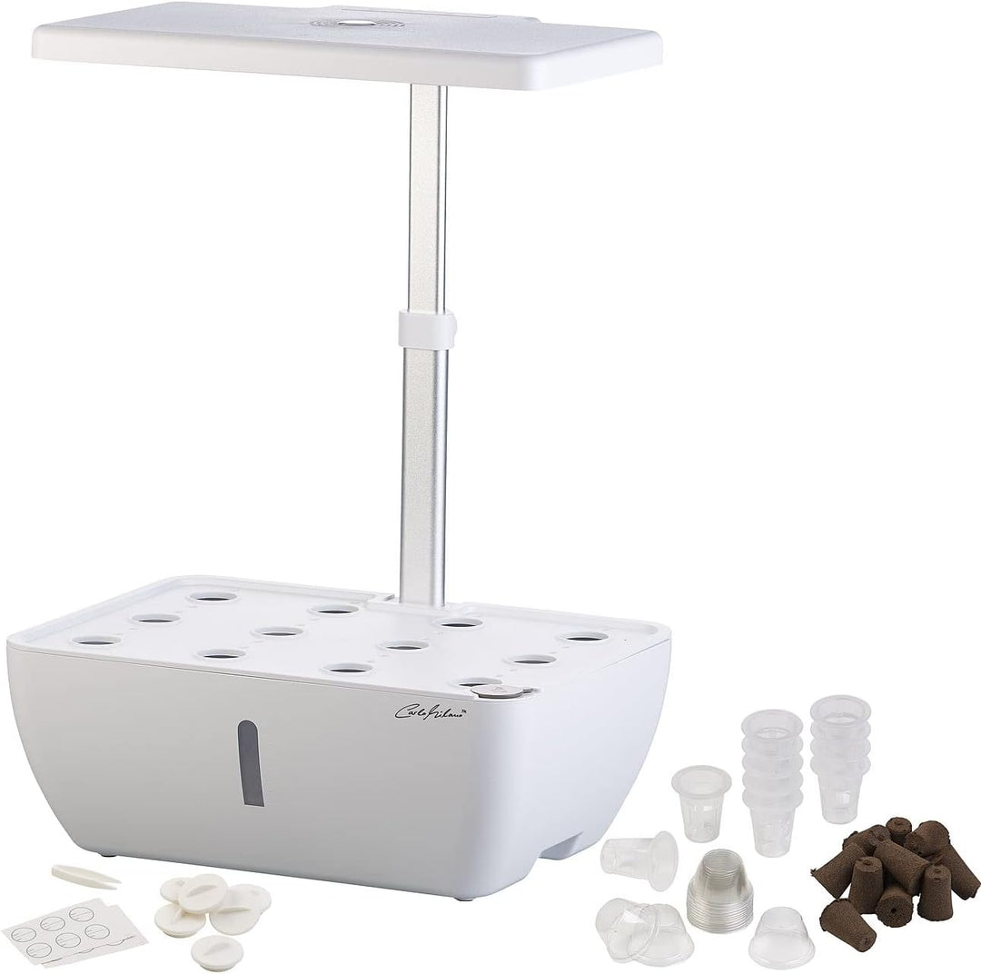Carlo Milano Smart Garden: Smartes WLAN-Anzuchtsystem für 12 Pflanzen, Wachstums-LEDs, App, 7 l (Pfl