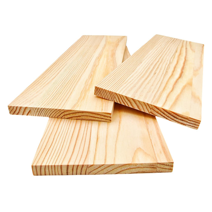 Rechteckige Holzbretter, unlackierte Holzblöcke zum Basteln, 30 x 10 x 1 cm, blanko, zum Schnitzen,