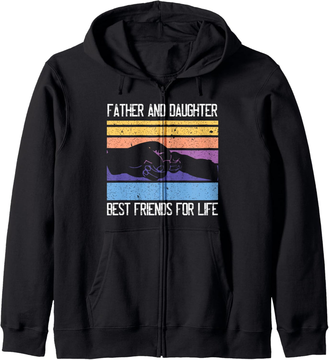 Vater-Tochter Beste Freunde für das Leben Matching Kapuzenjacke