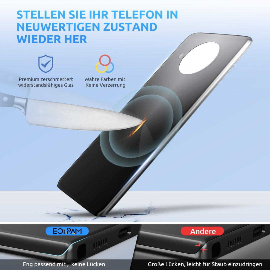 Eonpam Akkudeckel für Xiaomi Mi 10T Lite Rückseite Glas Original Backcover Back Glas Ersatz mit Repa