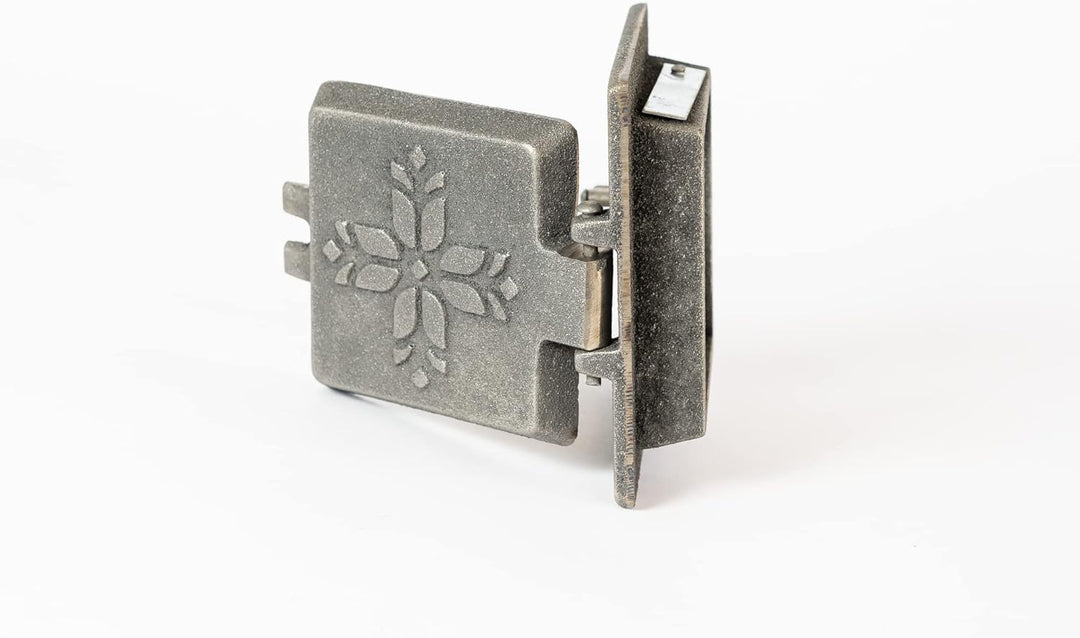 SEZAM Revisionstür für Öfen aus Gusseisen 14,6 x 4,5 x 14,6 cm, Kamintür - Klappe - Räumungstür, für