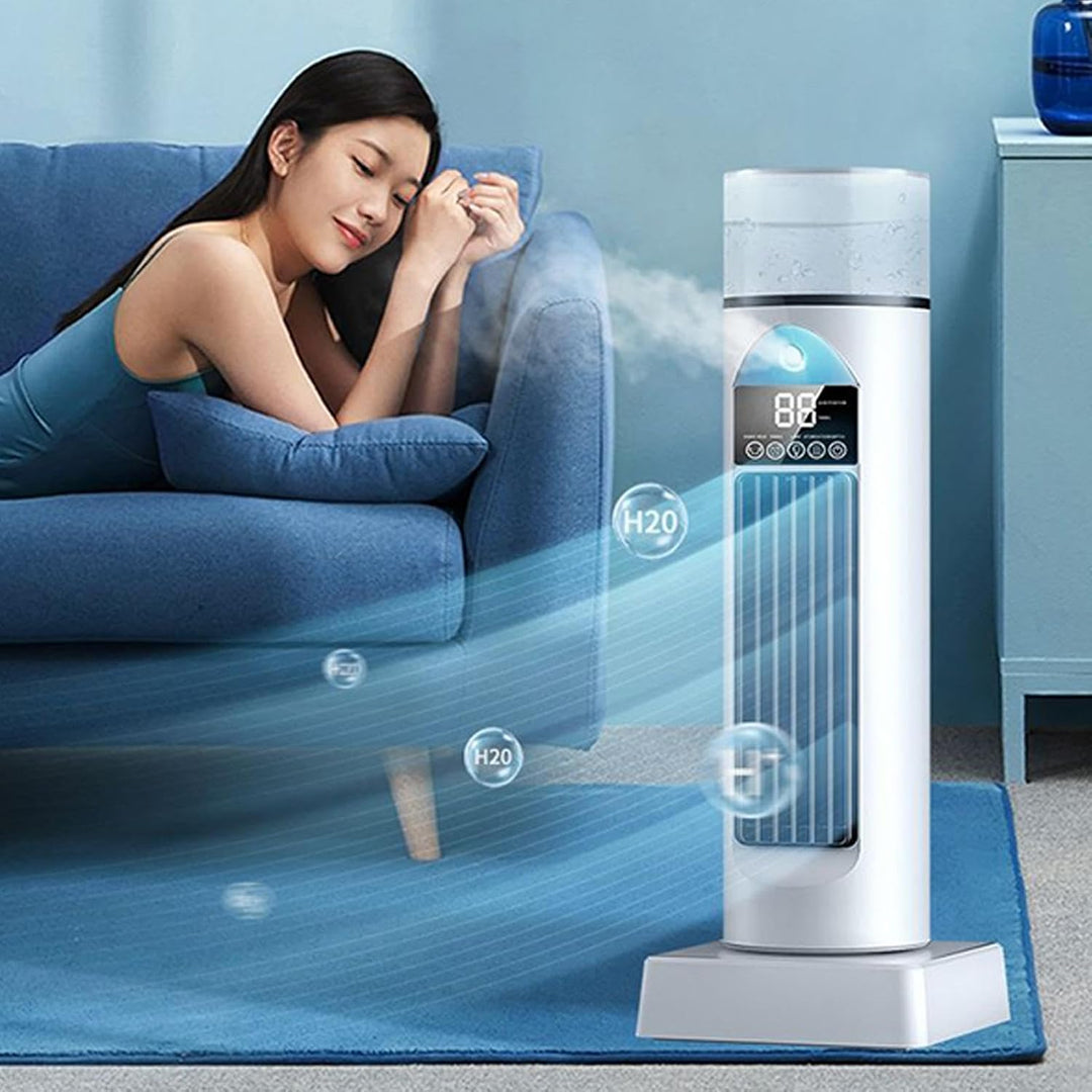 Turm AC -Klimaanlage, Kaltluftventilator, Cool Air Lüfter für Schlafzimmer, Ruhiger oszillierender b