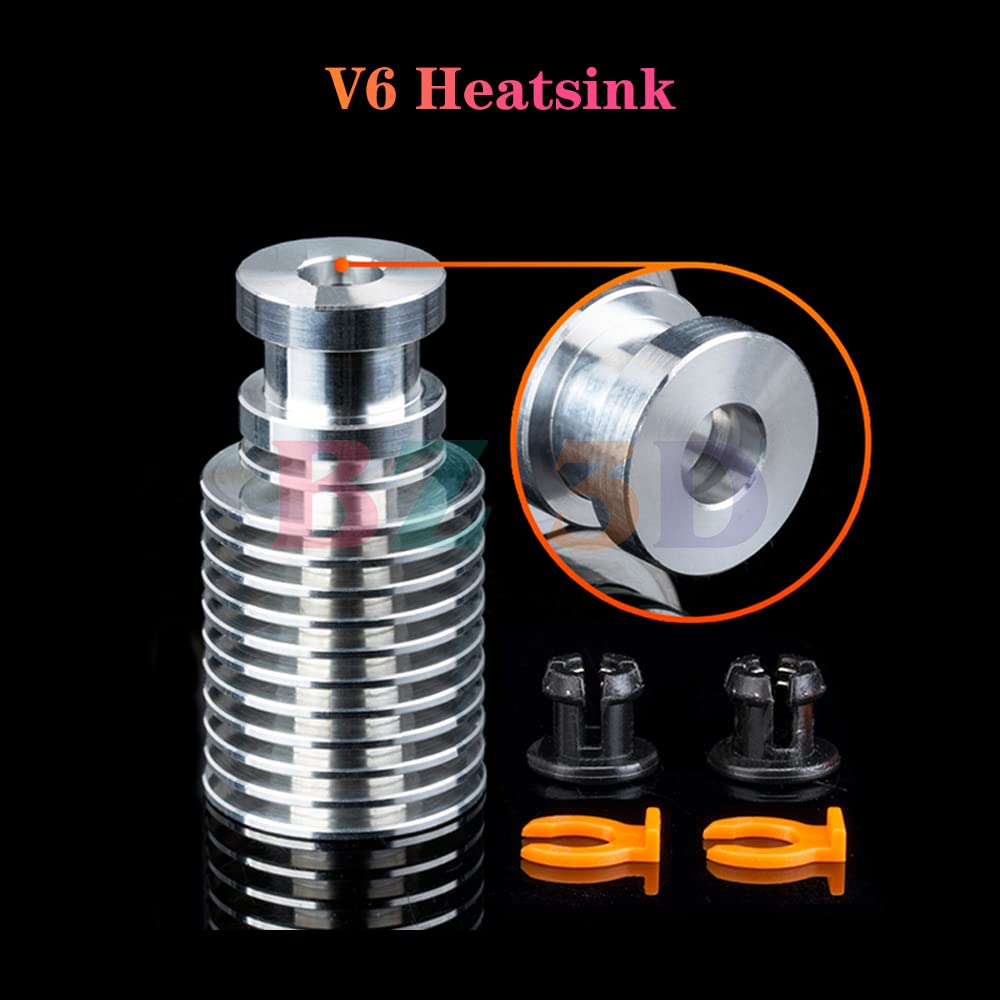BZ 3D V6 Plated Copper Hotend 12V 40W Kit,V6 Beschichtete Kupfer Heizblock,Düse 0.4mm,Titaniumlegier
