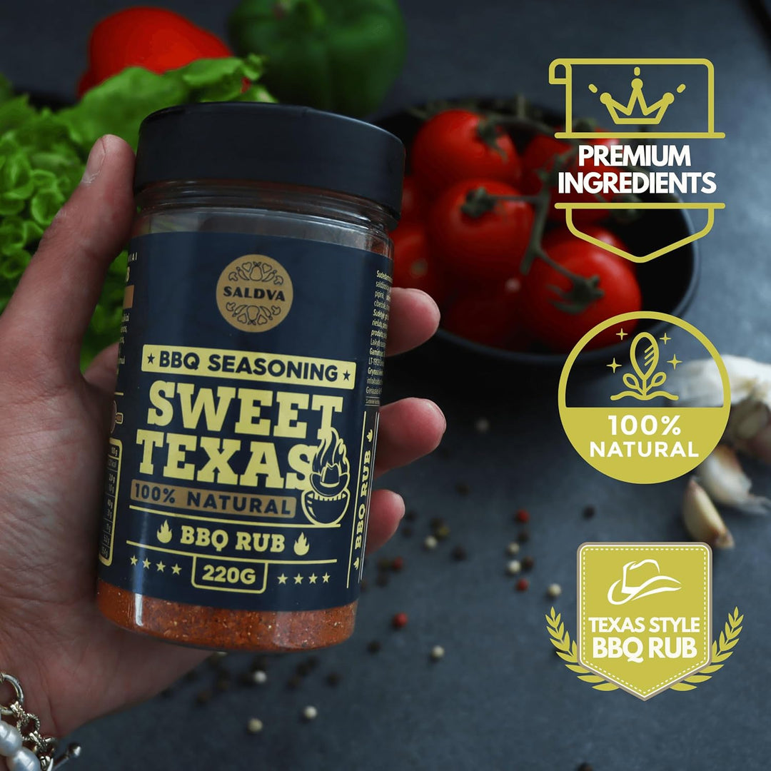 Meat Lovers BBQ Rub Geschenkset – Holy Cow, Angel’s Wings, Smoky Pig, Sweet Texas, Steak King & Adam