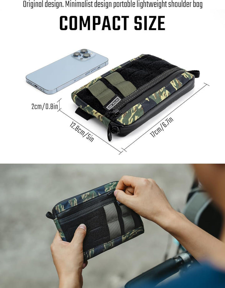 TACTICAL GEEK Molle Tasche Wasserdicht Rucksack Zusatz-Tasche EDC Pouch Multipurpose molle Pouch Uti