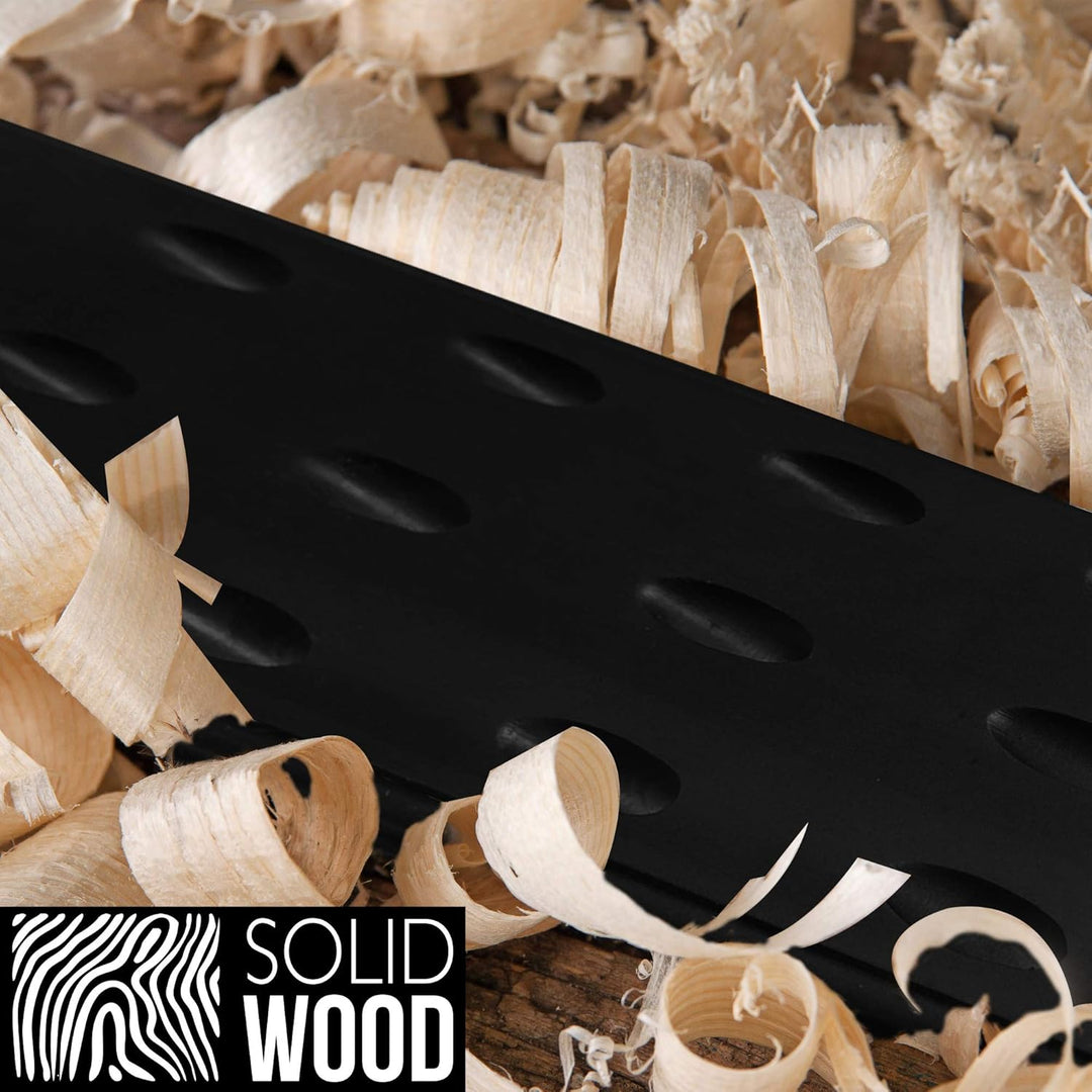 Viper Dart-Caddy aus Massivholz, zur Wandmontage, mit Zubehör-Aufbewahrungstasche, zeigt 4 Sets von