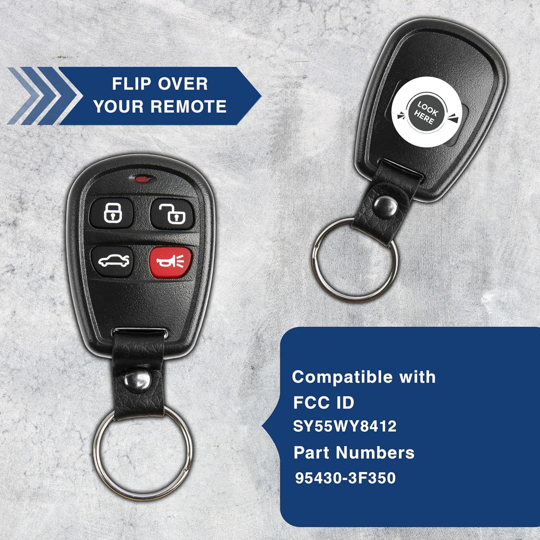 KeylessOption Schlüsselanhänger mit Fernbedienung für Kia Amanti SY55WY8412