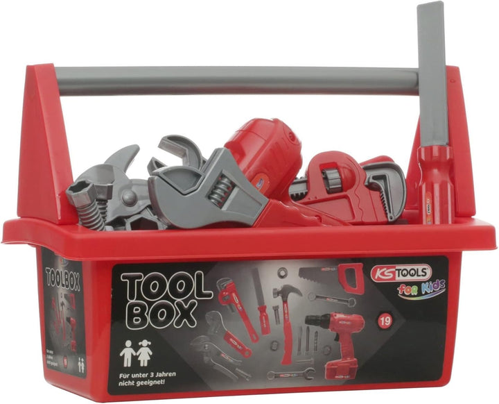 KS Tools for Kids 100073 Werkzeug-Box für Kinder | 19-tlg.