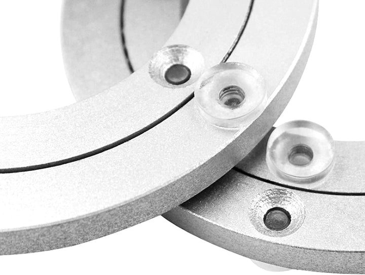 Drehtellerlager aus Aluminiumlegierung, strapazierfähig, schwenkbar, Lazy Susan, Drehlager, Drehtell