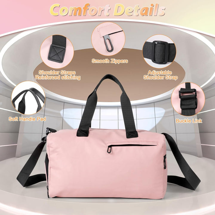 Romon Sporttasche Reisetasche, Sporttaschen Sportbeutel Schwimmtasche Trainingstasche mit Schuhfach