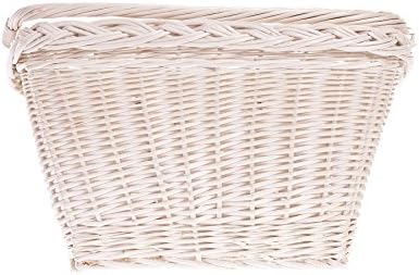 e-wicker24 Fahrradkorb, Korb, beige, 46 x 34 x 28 cm 46 x 34 x 28 cm Beige, 46 x 34 x 28 cm Beige