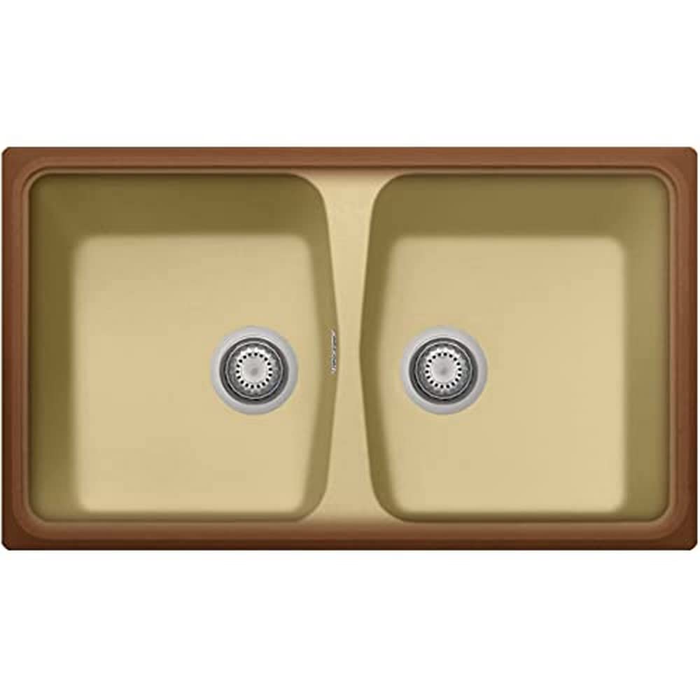 Plados SP0862 zwei Becken Einbauküche Quarz Waschbecken - Land von Frankreich 860x500mm Land Von Fra