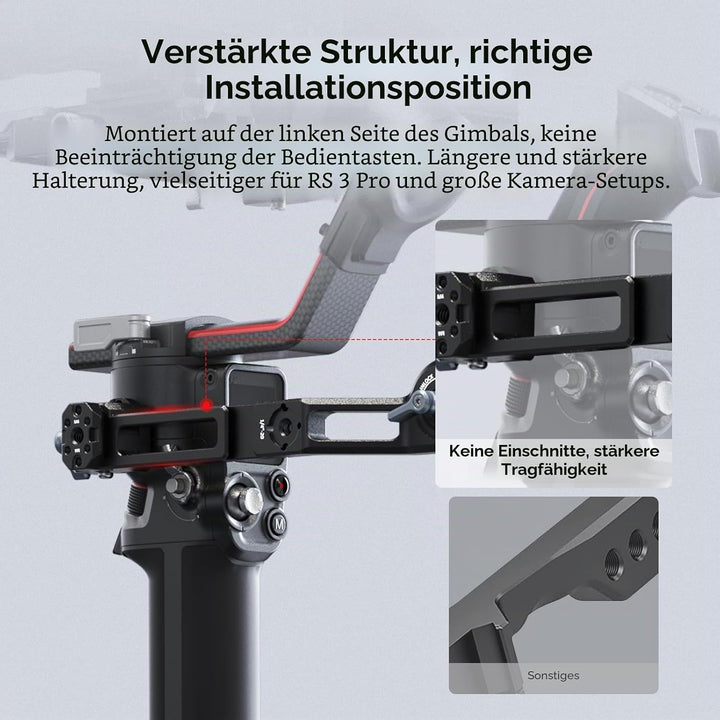 SMALLRIG RS2 RS3 Gimbal Sling Griff, bequemer Handgriff für DJI RS 2 RSC 2 RS 3 RS 3 Pro RS 3 Mini,