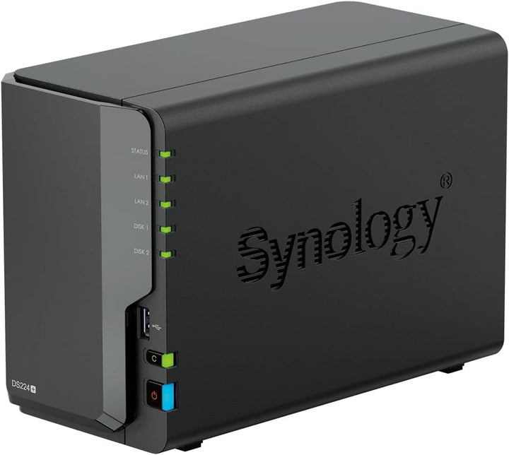 Synology DiskStation DS224+ 2 Bay Dekstop NAS Enclosure Enclosure, Enclosure Enclosure
