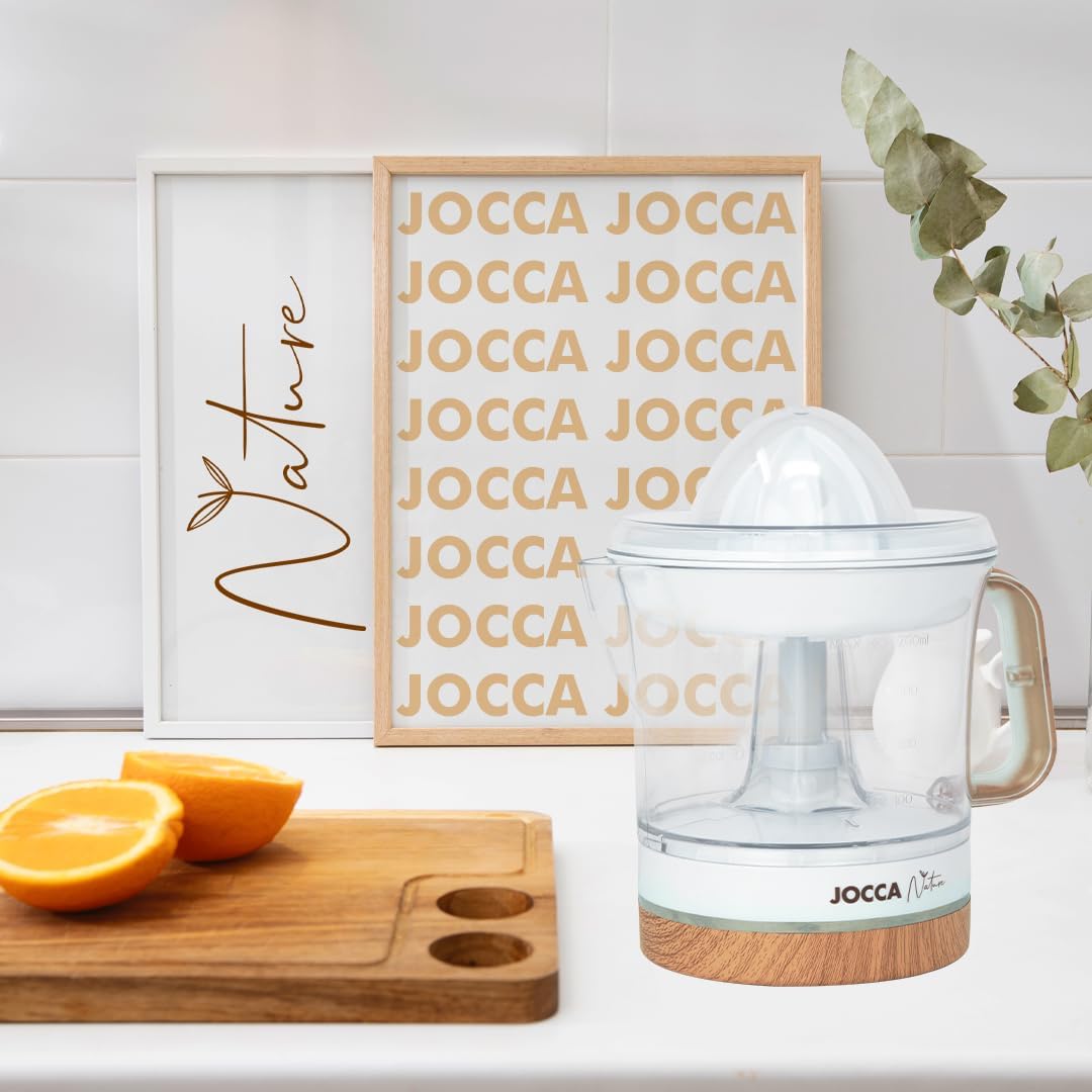 Jocca- Elektrischer Entsafter 40W| Zitruspresse| (Weiss), Weiß