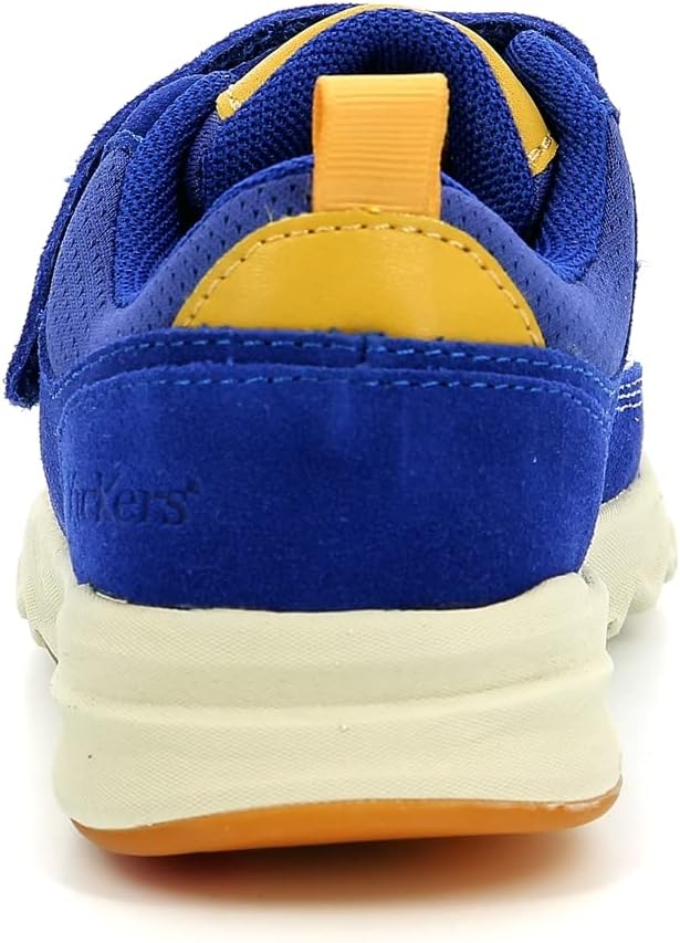 Kickers Unisex Kinder Kikustom Sneaker 35 EU Marine Camel, 35 EU Marine Camel